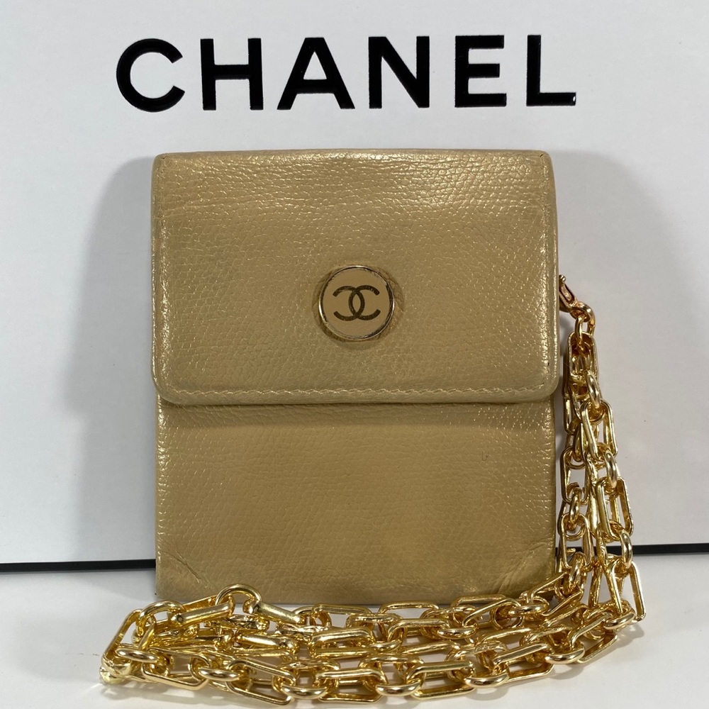 CHANEL Vintage Coin Purse Keychain/Wristlet